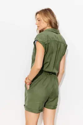 Combishort en lyocell Femme — photo 4