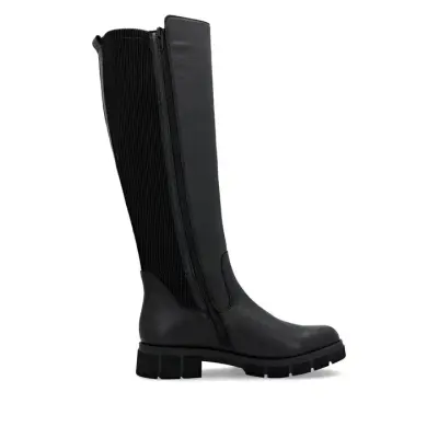 Bottines Remonte D2S74-00 Noires - Lacets Grande Pointure Femme — photo 5