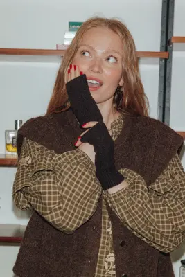 Mitaines en tricot — photo 2