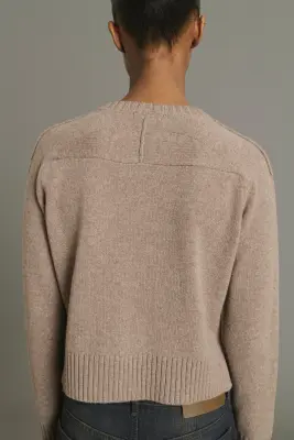 CARDIGAN VIRGINIA BEIGE CHINÉ — photo 2