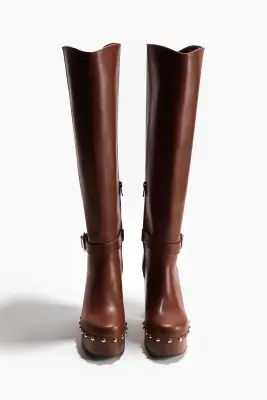 Bottes de hauteur genou - Marron — photo 2