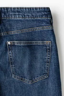 Tapered Jeans - Bleu denim foncé — photo 4