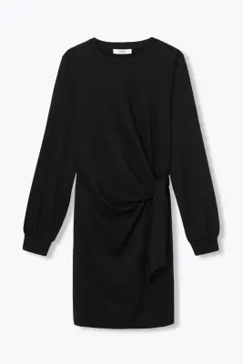 Robe courte à noeud Femme