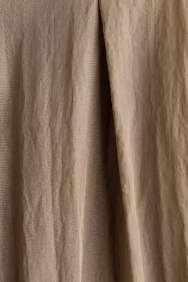 Pantalon à pinces en viscose mélangée - Taupe — photo 3