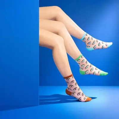 Chaussettes transparentes Oeil (au choix) – Coucou Suzette