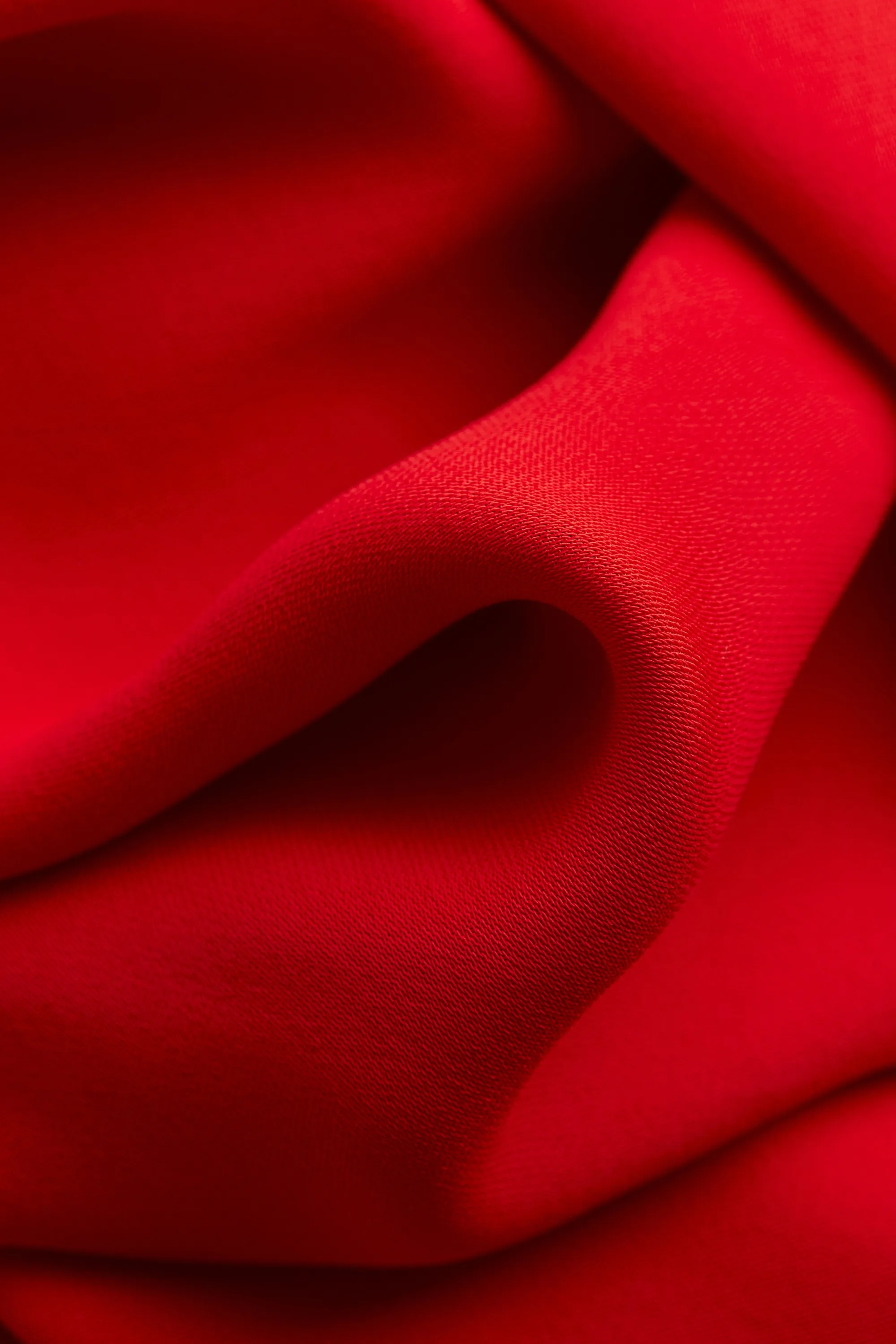 Robe avec jupe corolle - Rouge