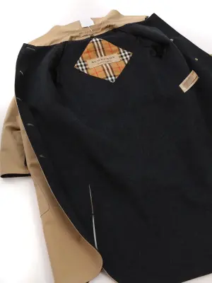 Trench droit camel beige doublure laine grise 100% Prix boutique 2200€ Taille XS — photo 2