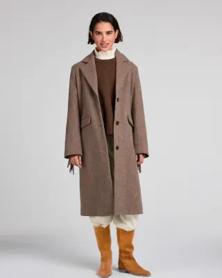 Manteau Marcella châtaigne — photo 5