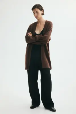 Gilet long - Taupe foncé — photo 2