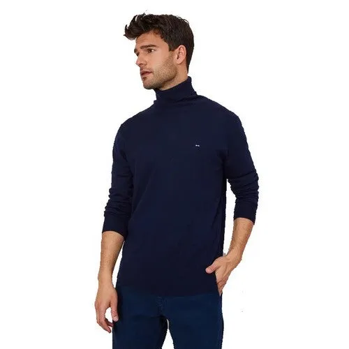 EDEN PARK PULL COL ROULE Marine
