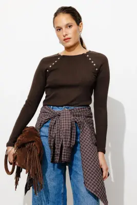 T-shirt en coton pointelle — photo 2