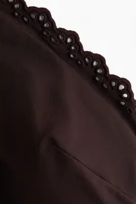 Maillot de bain paddé avec dos nu - Marron foncé — photo 4