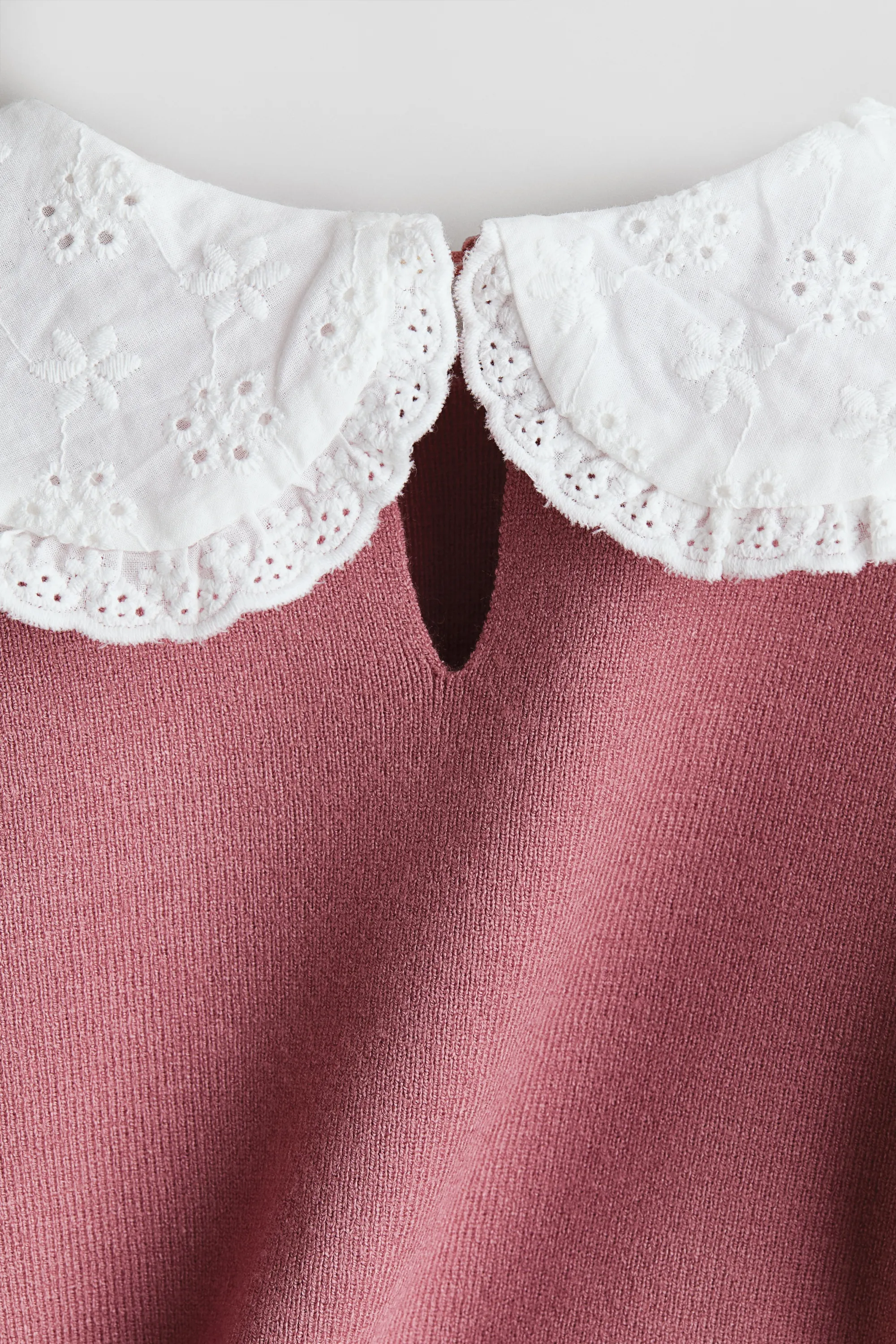 Ensemble 2 pièces en maille fine - Rose