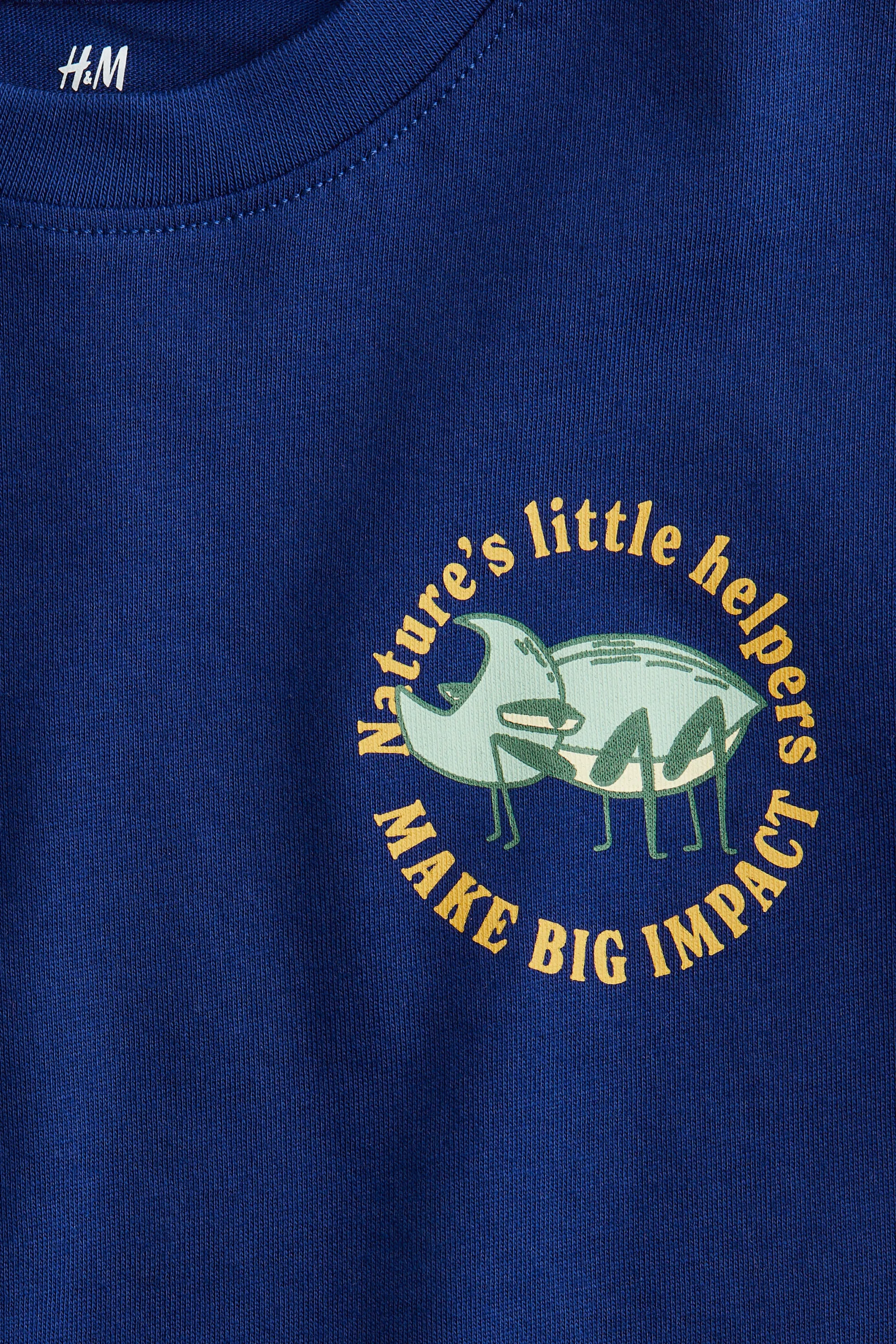 T-shirt imprimé - Bleu vif/insecte