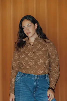 Chemise en broderie anglaise — photo 2