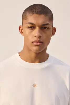 T-shirt de sport Loose Fit DryMove™ - Blanc/Solar — photo 2