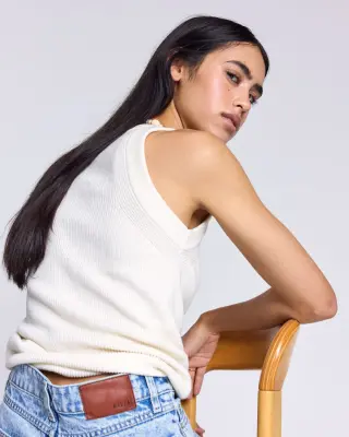 Top Kahn blanc naturel — photo 3