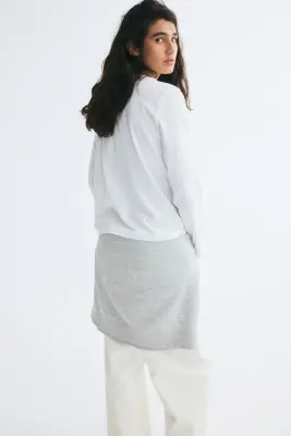 Top en coton Supima® - Blanc — photo 3