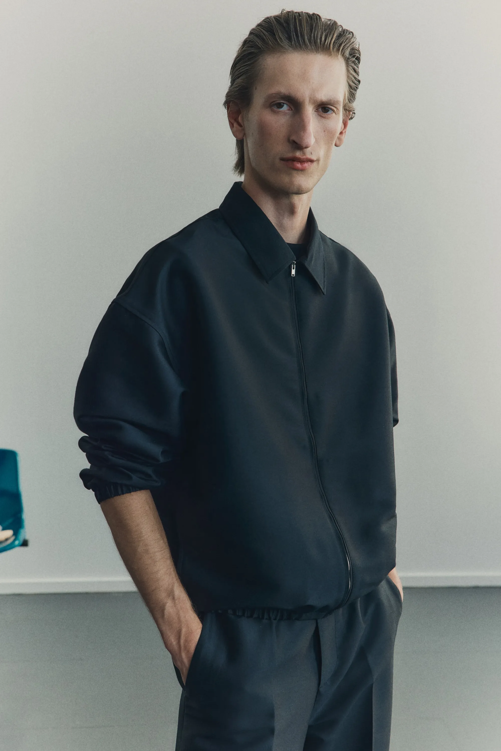 Veste-chemise Loose Fit - Noir