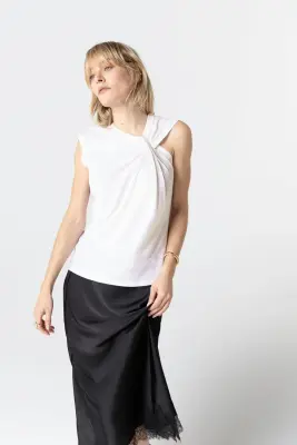 Débardeur en coton et lin — photo 2