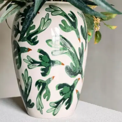 Vase Bird Liva Vert — photo 2