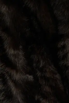 Veste sans manches avec ceinture à nouer - Marron foncé — photo 3