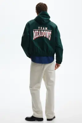 Veste coupe-vent en nylon - Vert foncé/Team Meadows — photo 3