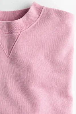 Sweat en coton - Rose — photo 4