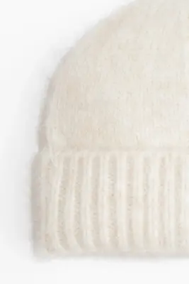 Bonnet en maille - Crème — photo 2