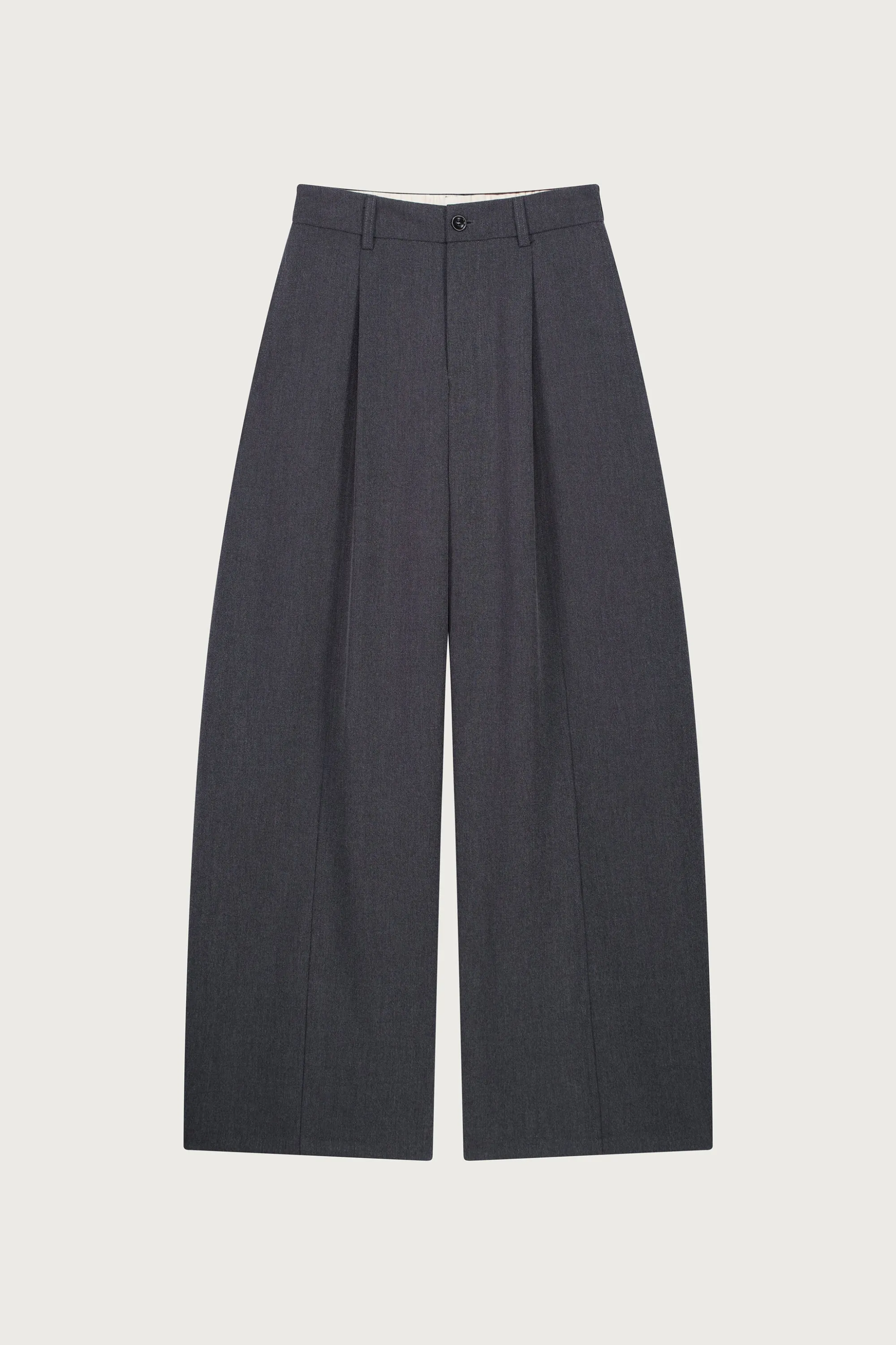 PANTALON BAREL À PLIS