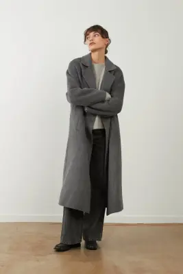 Orfeo – Manteau Leya Gris — photo 2