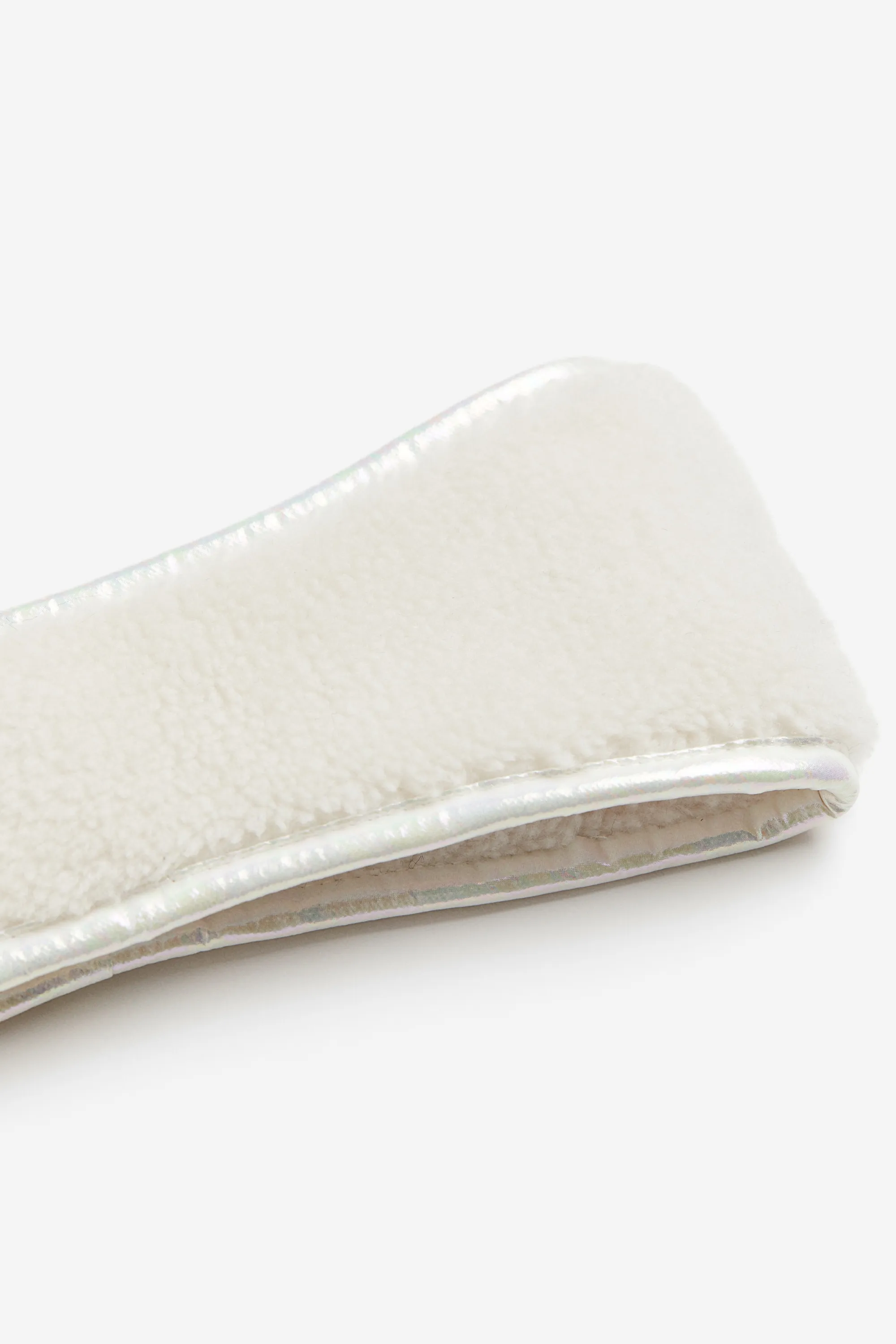 Bandeau en tissu Teddy bear - Crème