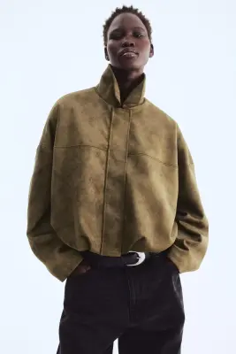 Veste à effet boule - Vert kaki — photo 2