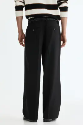 Pantalon chic Loose Fit - Noir — photo 2