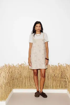 Robe salopette fleurie Femme — photo 3
