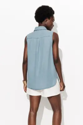 Chemise sans manches Femme — photo 4