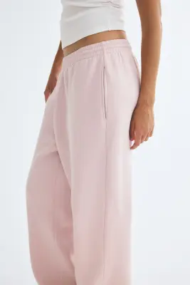 Pantalon en molleton - Rose ancien clair — photo 3