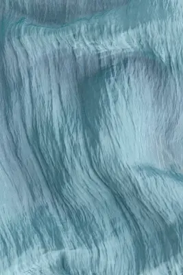 Robe en crêpe avec dos décolleté - Turquoise — photo 3