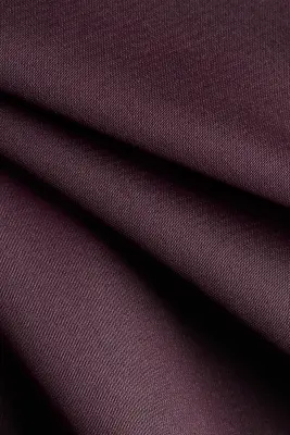 Top découpé en satin - Violet prune foncé — photo 3
