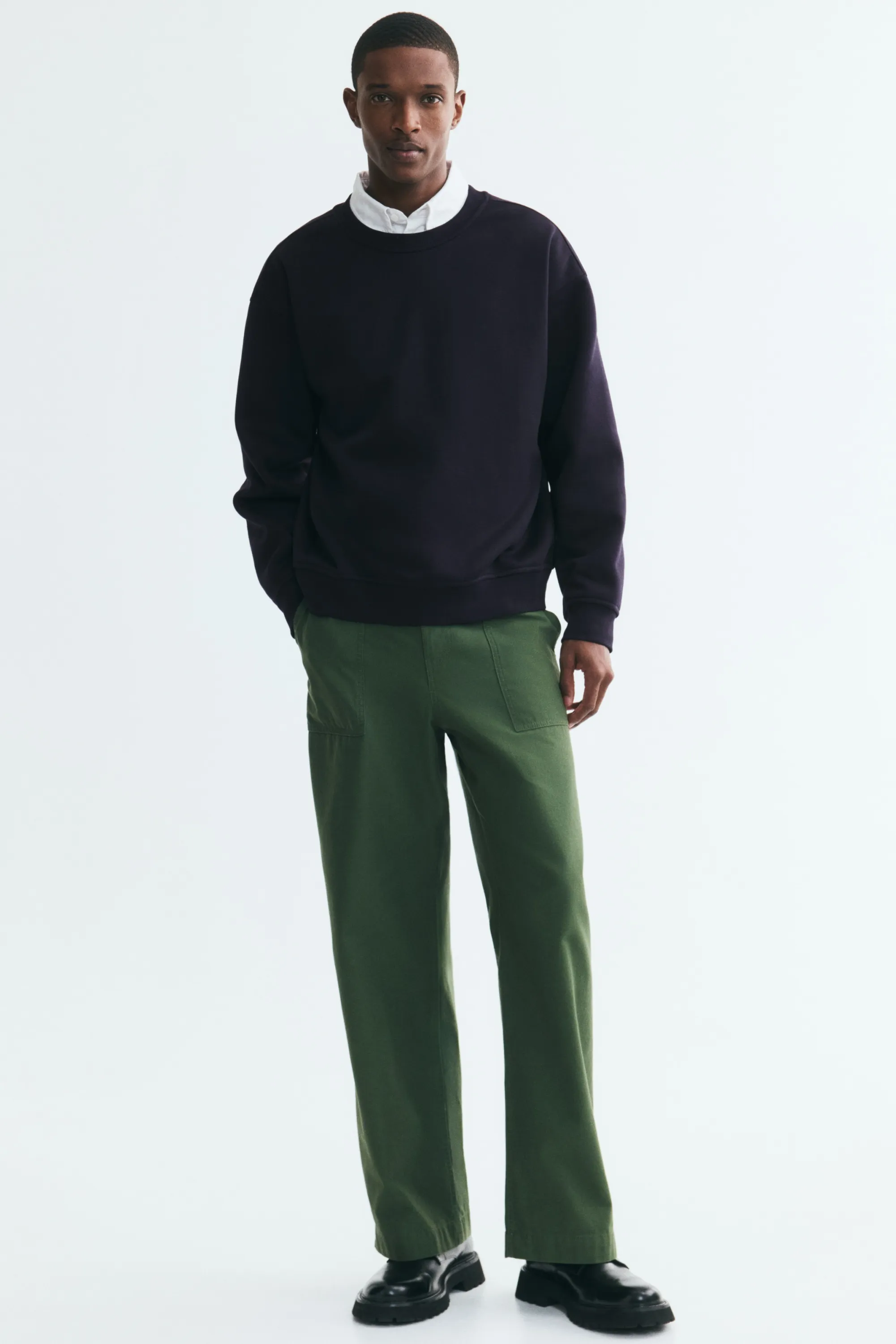 Sweat Loose Fit - Bleu foncé