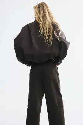 Pantalon cargo - Noir — photo 3