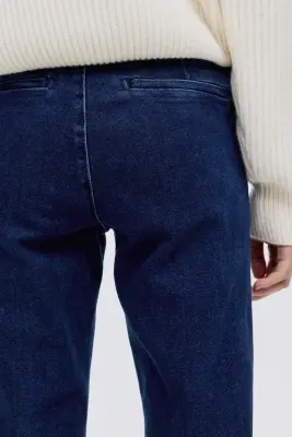 Flared High Jeans - Bleu denim — photo 1