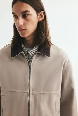 Workwear jacket - Grège — photo 2