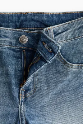 Flared Low Jeans - Bleu denim clair — photo 3