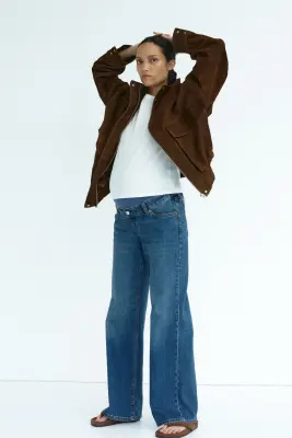 MAMA Jean large - Bleu denim foncé — photo 2