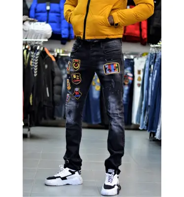 Jean ZOOM FLIGHT noir patch