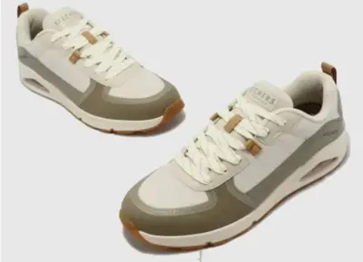 SKECHERS UNO LAYOVER Ecru Kaki — photo 4