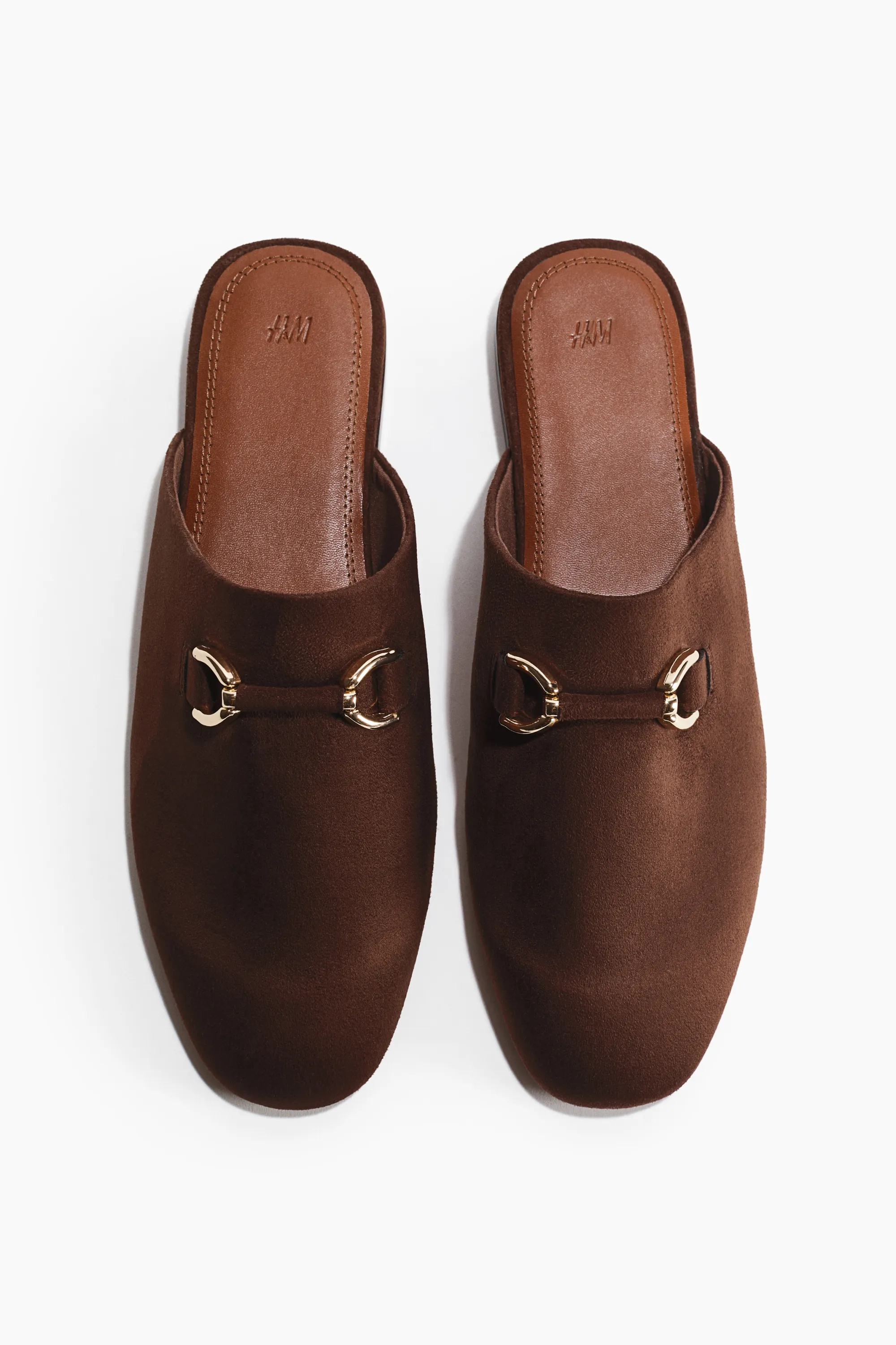 Mules mocassins - Marron foncé