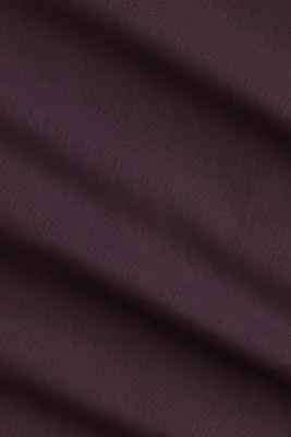Top en jersey avec encolure carrée - Rouge prune — photo 3