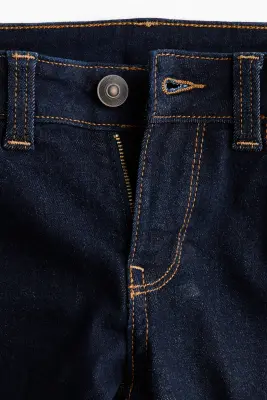Flared Low Jeans - Bleu denim foncé — photo 4